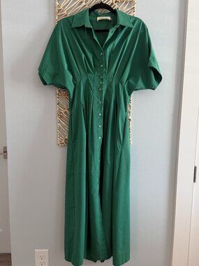 Exquise from Anthropologie Green Dress